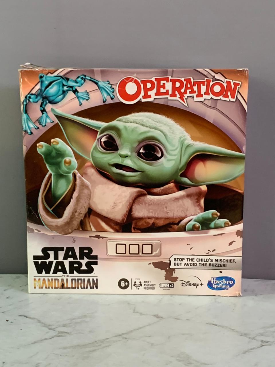 Hasbro Operation Game: Star Wars The Mandalorian Edition Board Game.(7 objects available)(Rs 300 advance)
