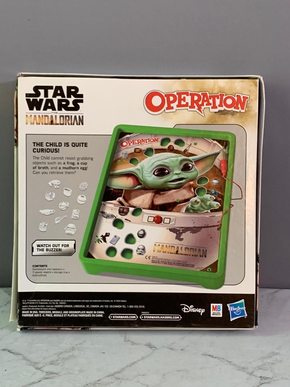 Hasbro Operation Game: Star Wars The Mandalorian Edition Board Game.(7 objects available)(Rs 300 advance)