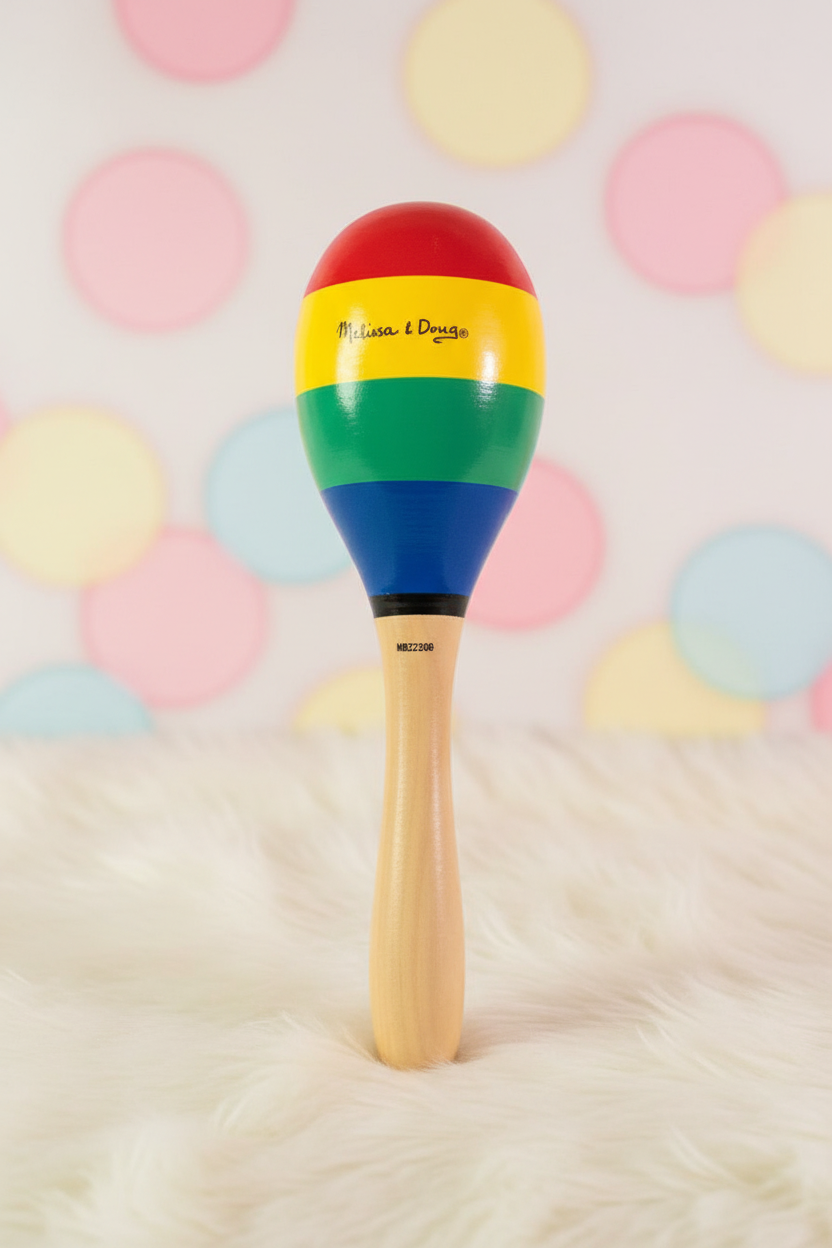 Melissa & Doug Wooden Maraca.