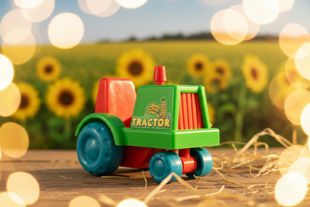 Playskool Li'l Playmates Farm Tractor.