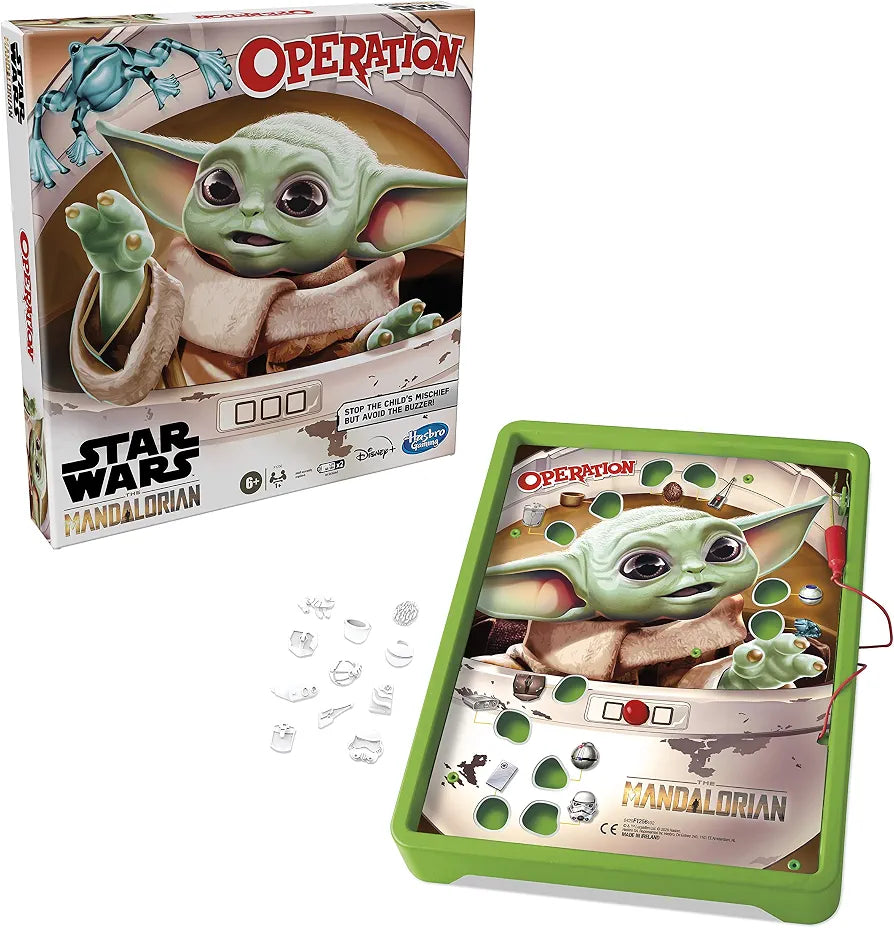 Hasbro Operation Game: Star Wars The Mandalorian Edition Board Game.(7 objects available)(Rs 300 advance)