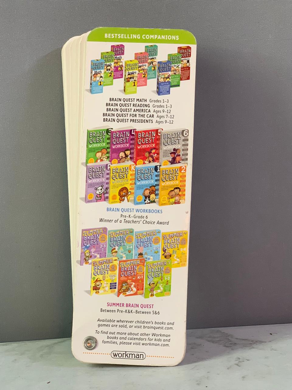 Brain Quest Educational Card Deck. (Rs 150 advance)(60 Cards)