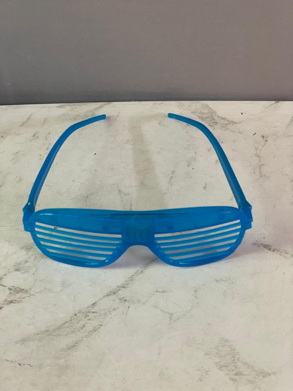 Ultra Blue LED Shutter Glasses.(batteries need replacement)(Rs 150 advance)