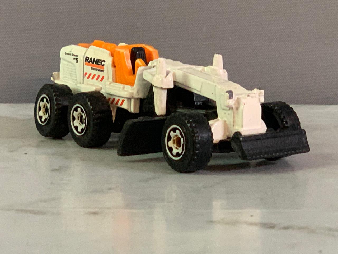 Matchbox "Ground Grinder" Die-Cast Toy Grader.