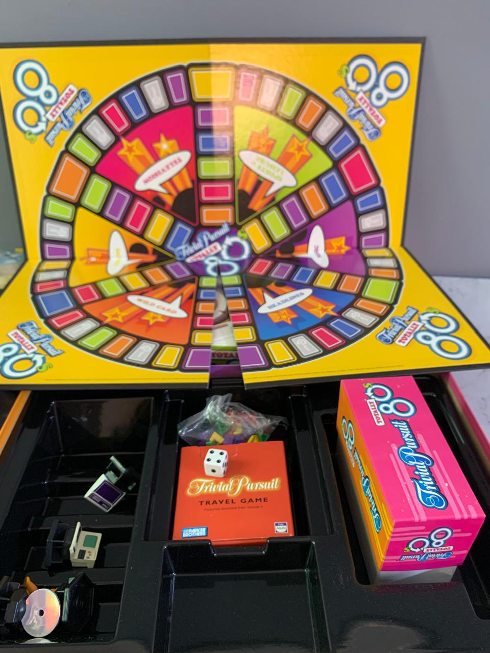 Hasbro Trivial Pursuit Totally 80s Board Game. (Rs 300 advance)
