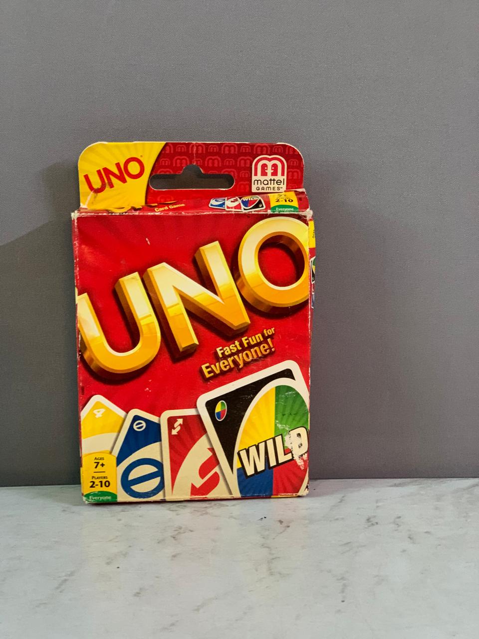 Mattel Games UNO Card Game.(100 cards)(Rs 150 advance)