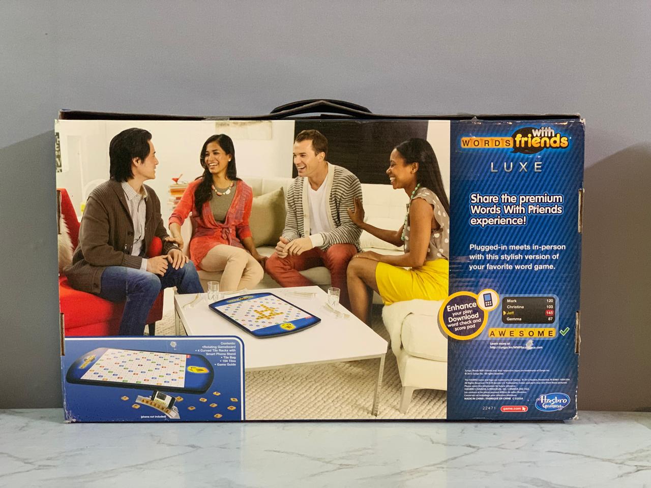 Hasbro Words with Friends Luxe Edition Board Game. (Rs 400 advance)
