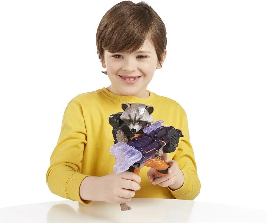 Marvel Guardians of The Galaxy Big Blastin' Rocket Raccoon Figure.(Rs 250 advance)