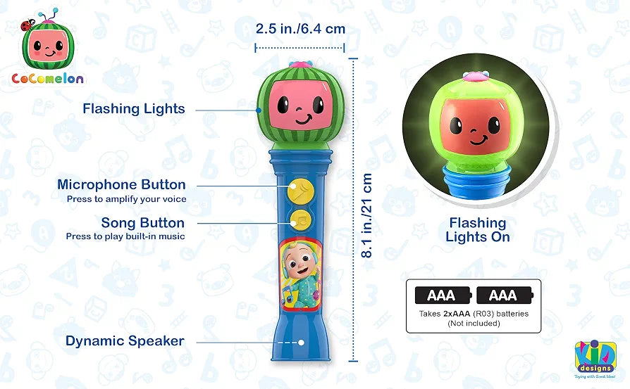 Cocomelon SingAlong Microphone. (Rs 250 advance)