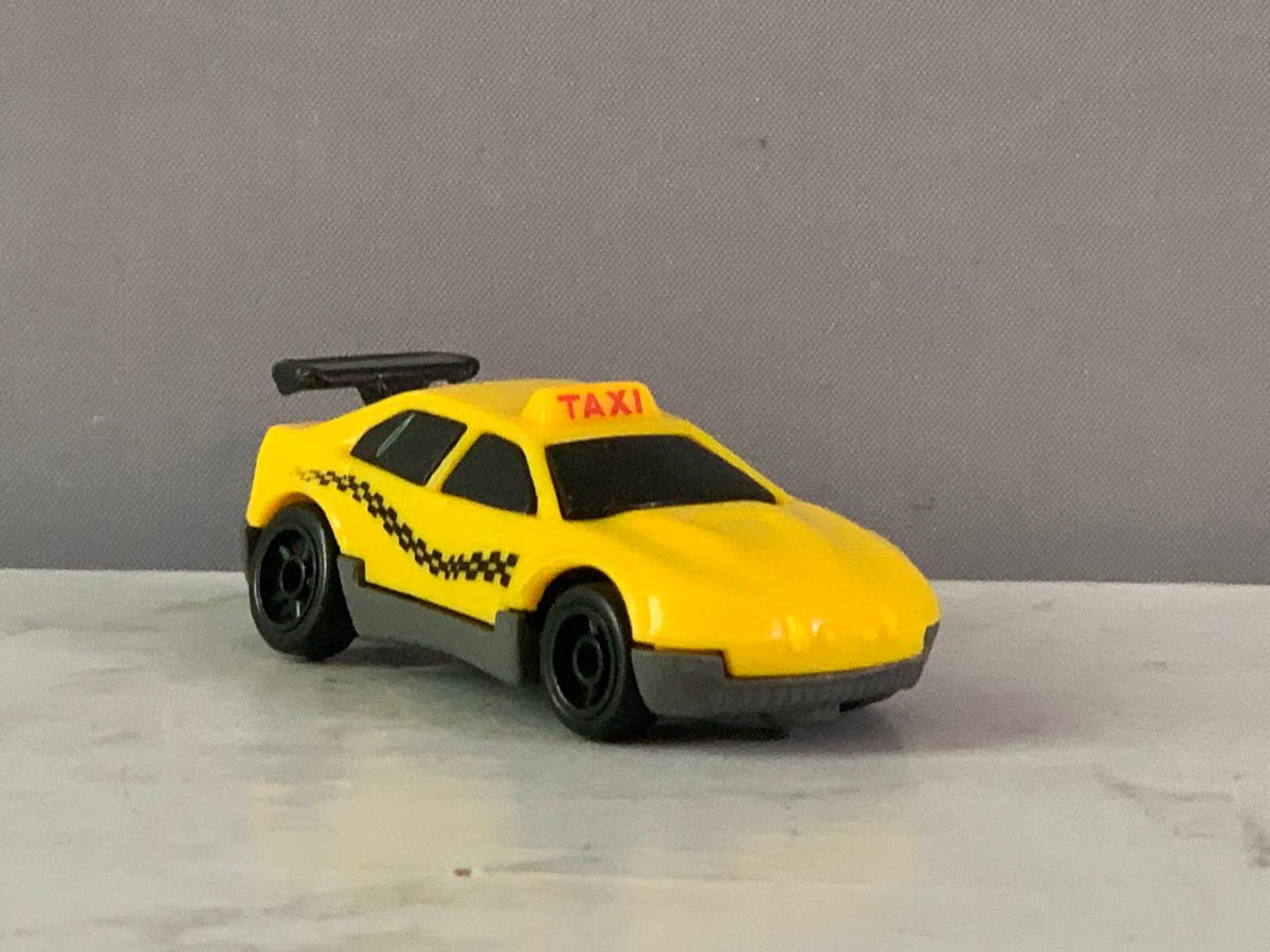 Hot Wheels Taxi Toy Car.