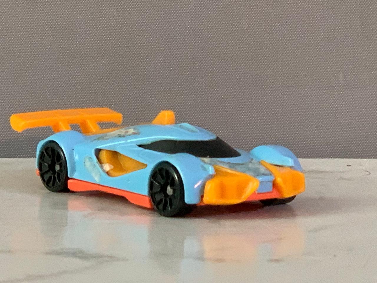 Hot Wheels Mach Speeder Toy Car.