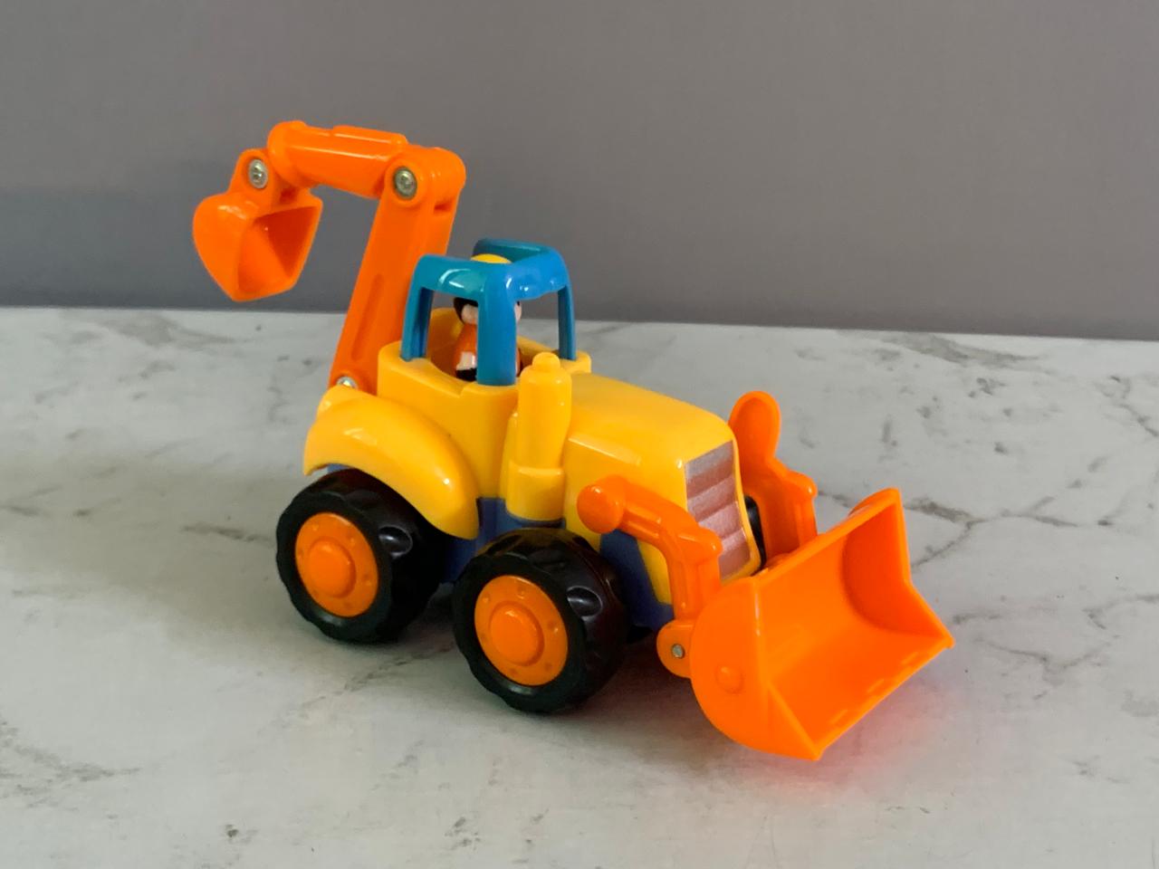 Hola Toys Backhoe Excavator Toy. (Rs 150 advance)