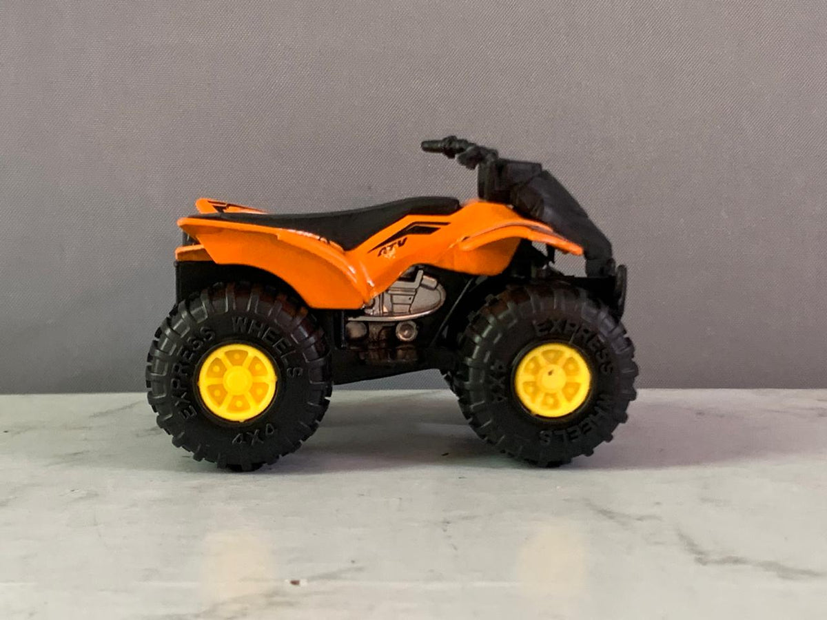 Greenbrier International Orange ATV 4x4 Quad Bike.