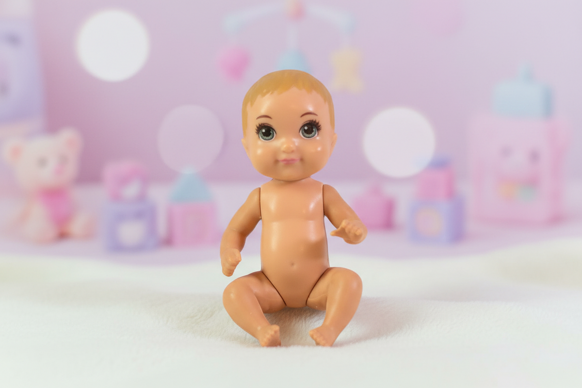 Mattel Barbie Skipper Babysitters Mini Baby Doll.