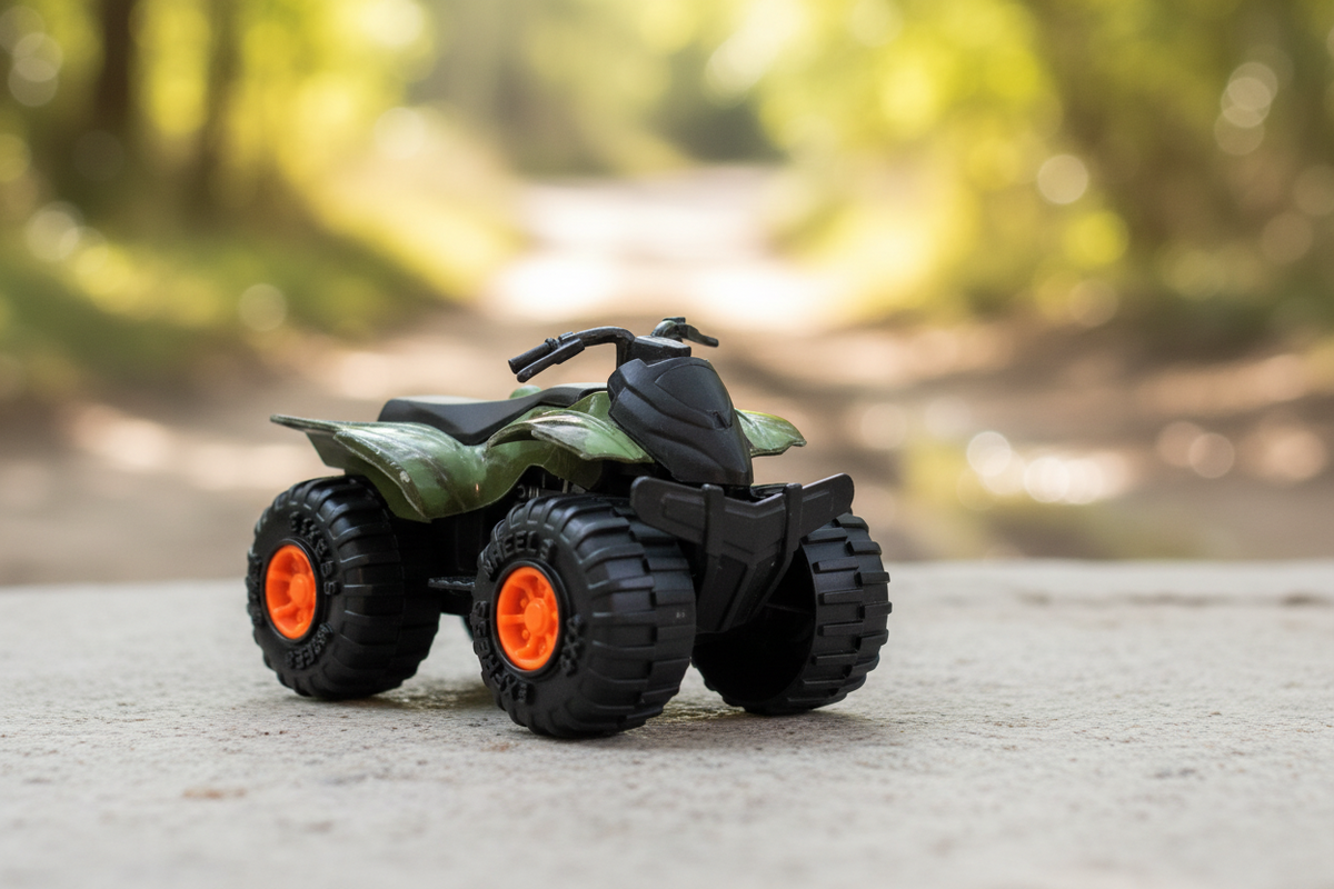 Greenbrier International Turbo Wheels Die-Cast ATV Quad Bike.