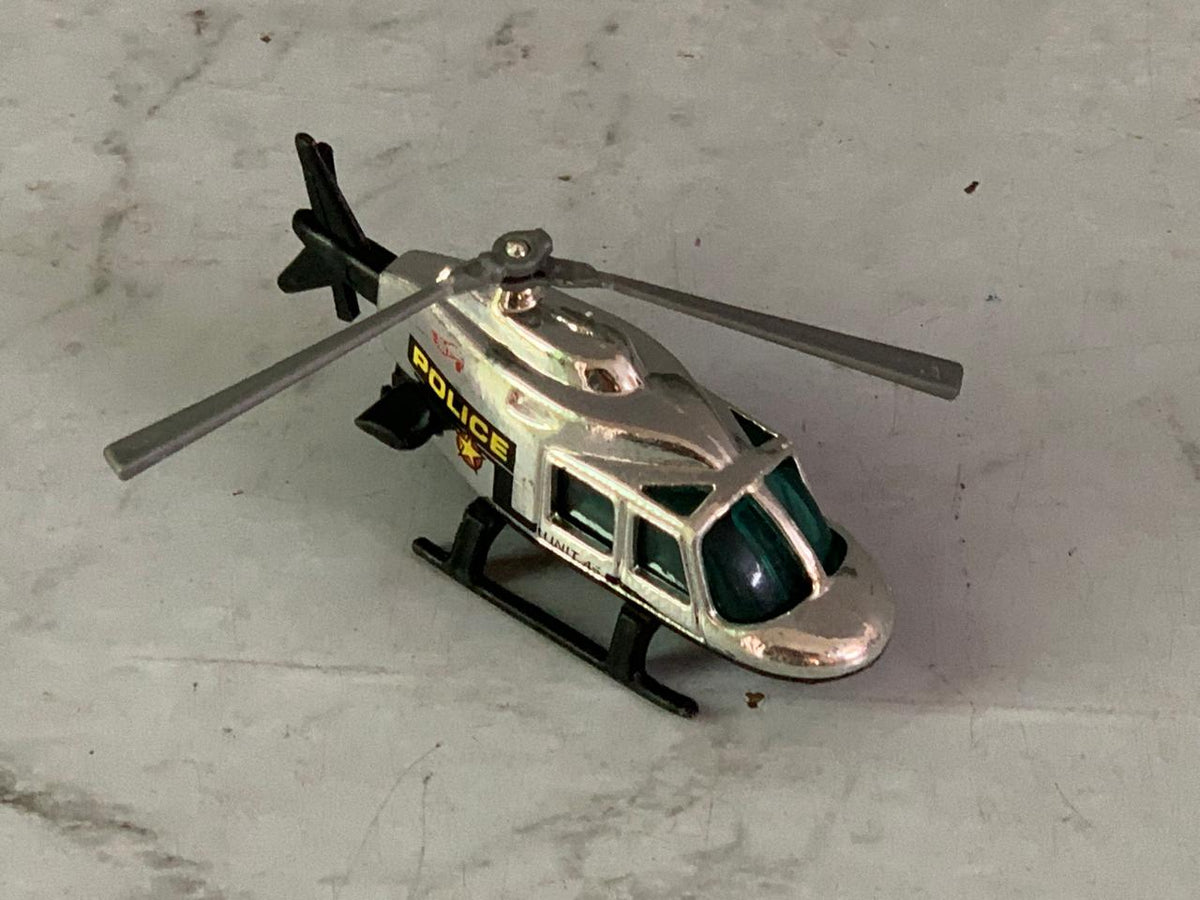 HOT WHEELS Silver Series Police Propper Chopper. (Rs 150 advance)