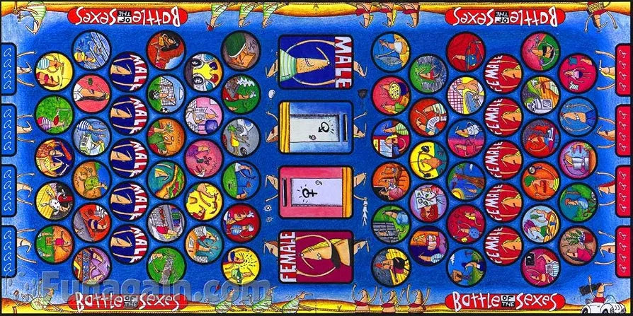 University Games Battle of The Sexes Board Game.(Rs 250 advance)