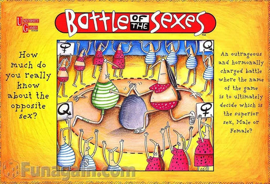 University Games Battle of The Sexes Board Game.(Rs 250 advance)