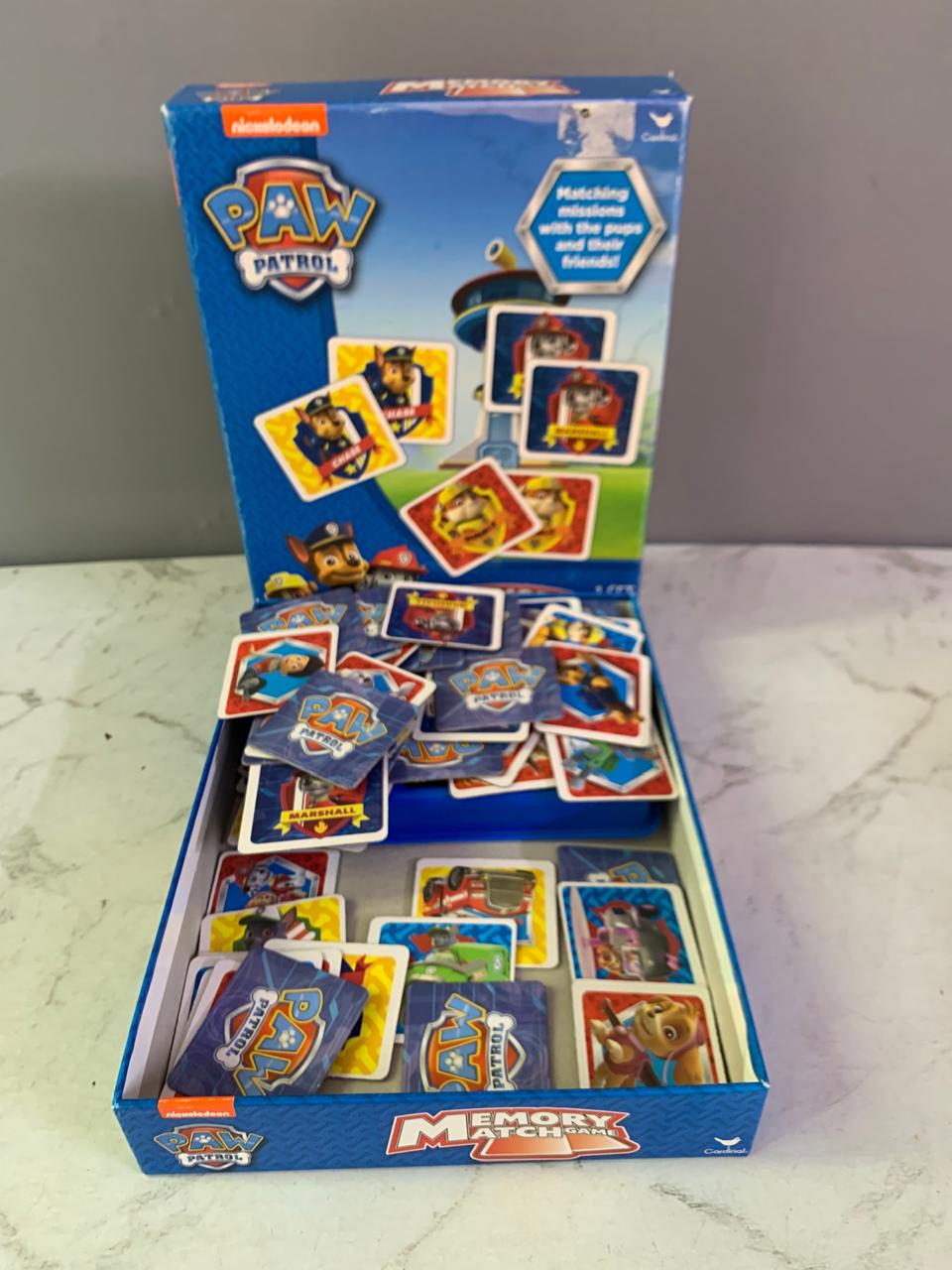 Paw Patrol - Memory Match Game 73 Cards. (Rs 250 advance)