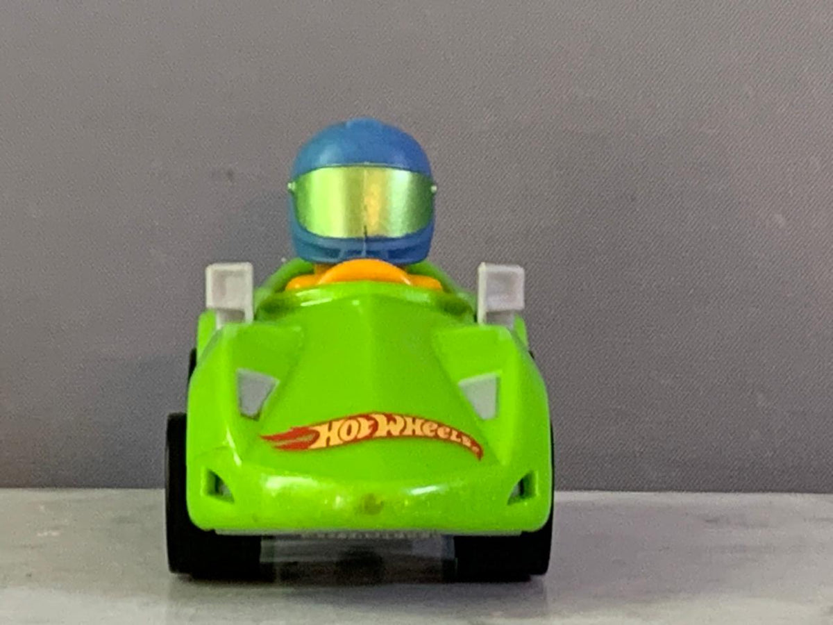 Fisher-Price Hot-Wheels Racing Green Race Car. (Rs 50 advance)