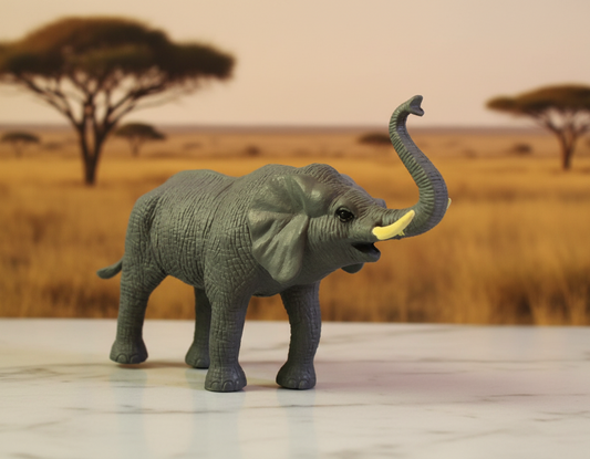 Elephant Toy Figurine.
