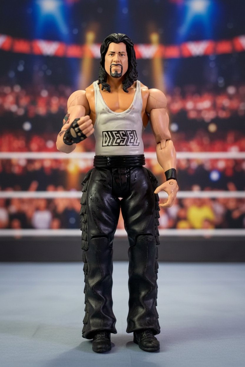 Mattel WWE Battle Packs Series 48 Diesel (Kevin Nash) Action Figure.(Foot broken, must check video)(Rs 200 advance)