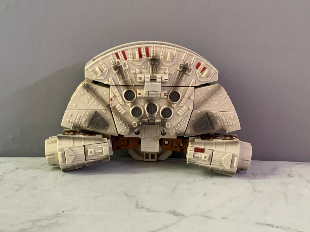Star Wars Transformers Han Solo & Chewbacca Millennium Falcon Figure. (Rs 350 advance)