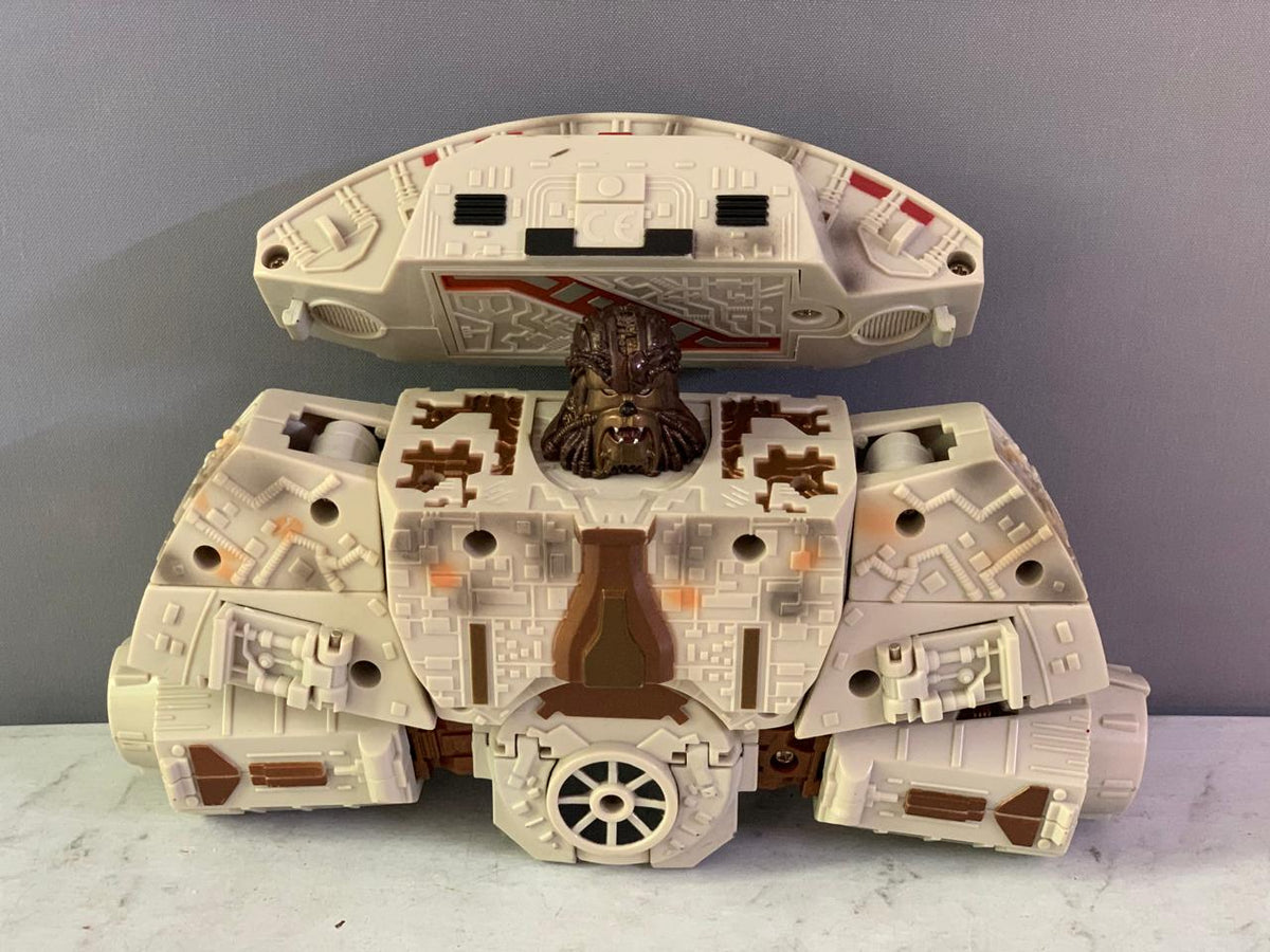 Star Wars Transformers Han Solo & Chewbacca Millennium Falcon Figure. (Rs 350 advance)