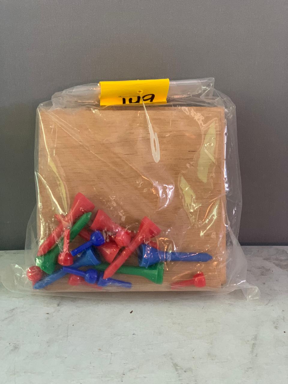 Wooden Peg Board Game.(Rs 100 advance)