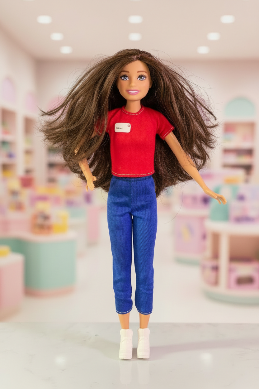 Barbie Skipper First Job Target Checkout Doll. (Rs 150 advance)