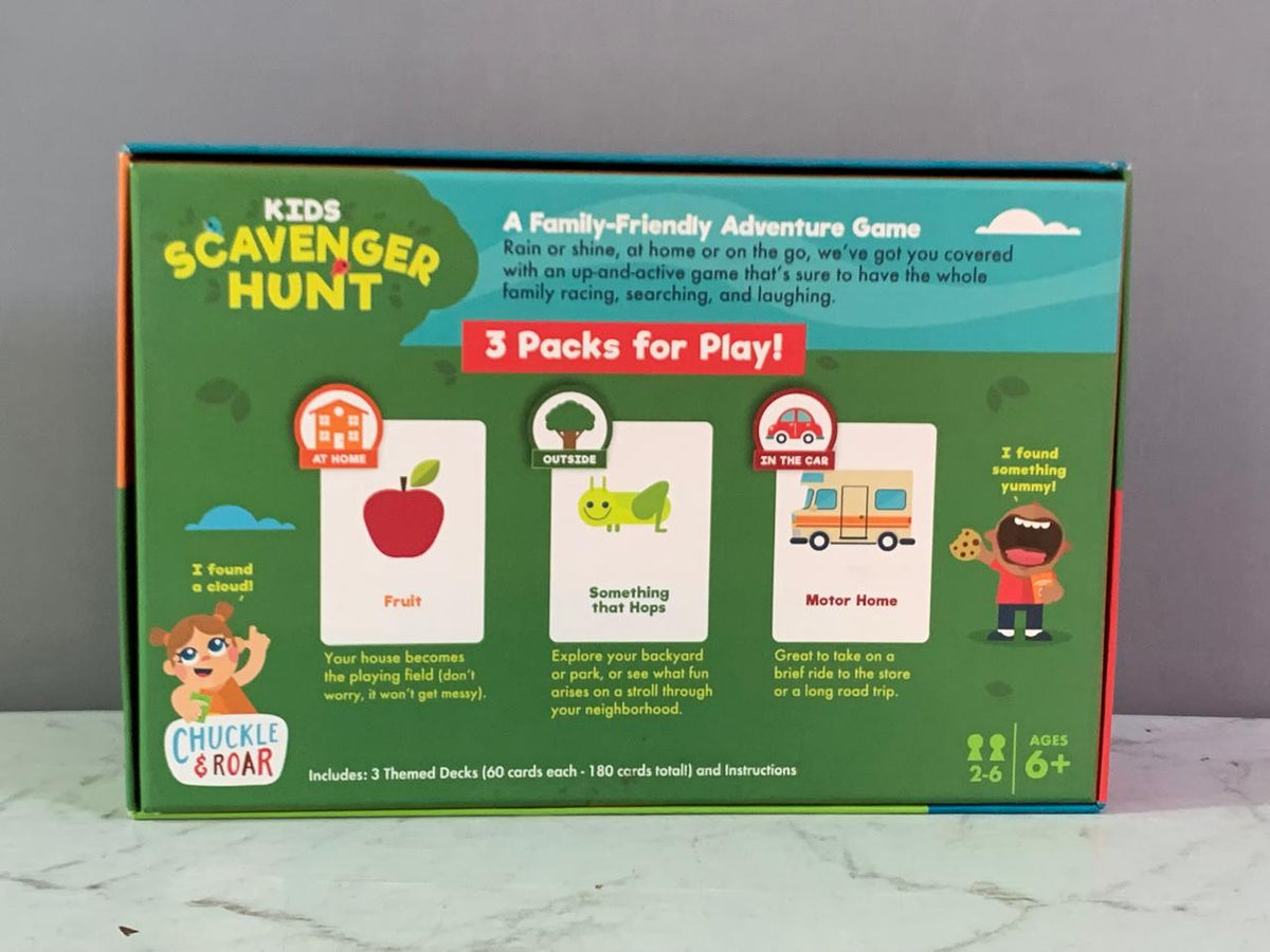 Chuckle & Roar - Kids Scavenger Hunt Game. (Rs 200 advance)