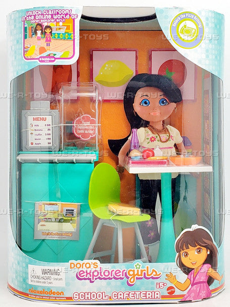 Mattel Dora's Explorer Girls School Cafeteria Playset. (New)(Rs 350 advance)