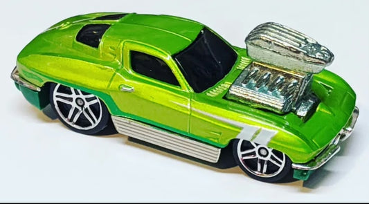 Hot Wheels 1963 Corvette ('Tooned) Die-Cast Toy Car.