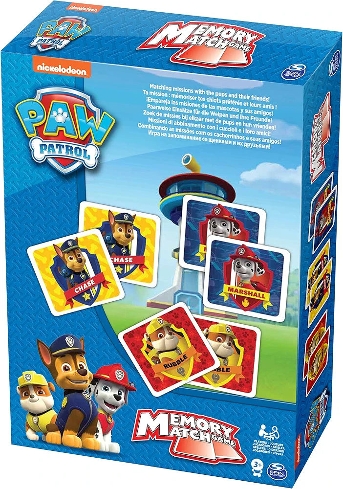 Paw Patrol - Memory Match Game 73 Cards. (Rs 250 advance)