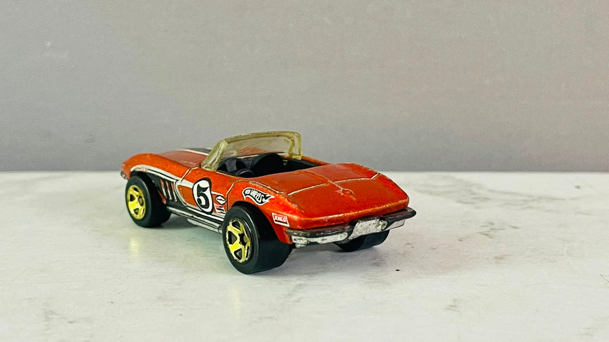 Hot Wheels '65 Corvette Convertible Die-Cast Toy Car.
