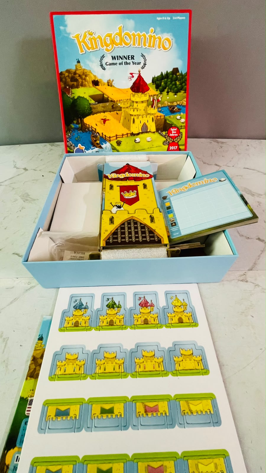 Blue Orange Kingdomino with Special Tower Board Game. (Rs 350 advance)