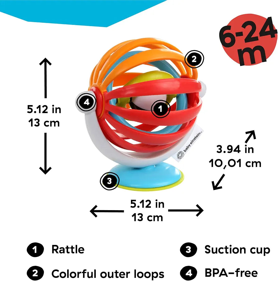 Baby Einstein Sticky Spinner High Chair Activity Toy.