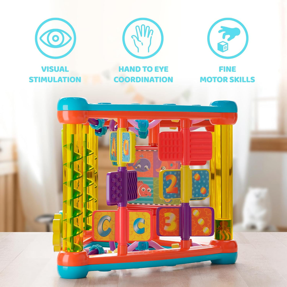 Lollipop Interactive Toddler Activity Triangle. (Rs 250 advance)