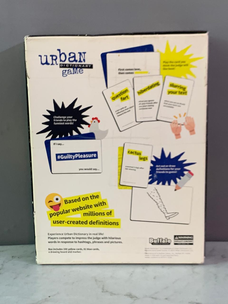 Buffalo Games Urban Dictionary: The Party Game of Slang.(Rs 250 advance)