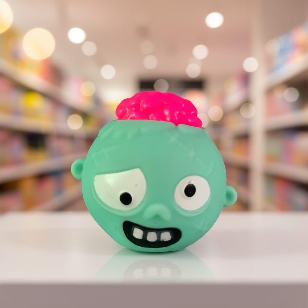 Zombie Squeeze Head Bopper Novelty Toy.