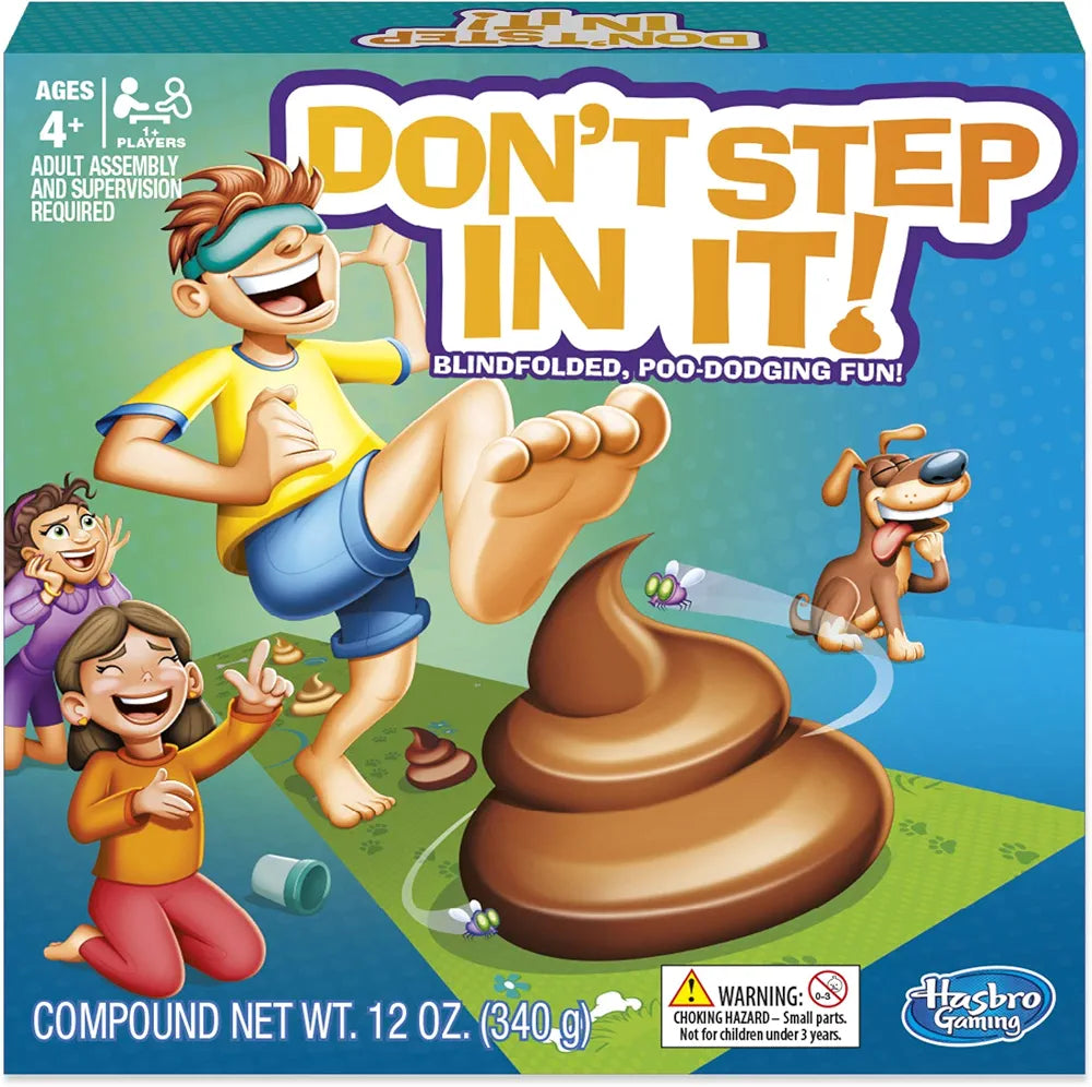 Hasbro Gaming Don’t Step In It Game.(1 can of compound available)(Rs 200 advance)