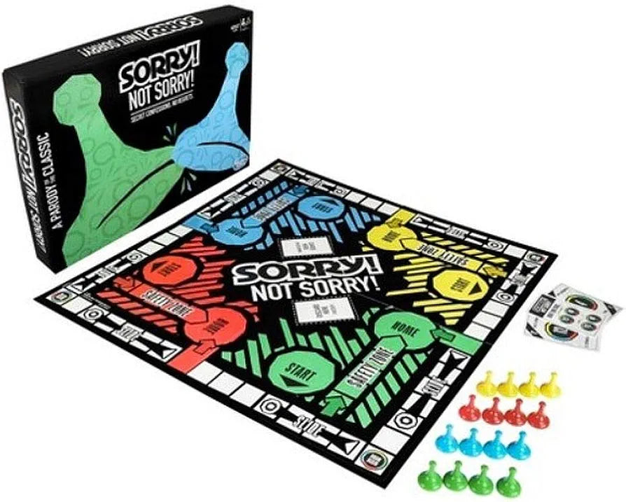 Hasbro Sorry! Not Sorry Board Game. (New)(Rs 250 advance)