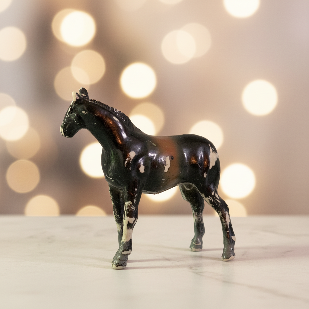 Vintage Imperial Toy Horse Figurine. (Must check video) (Rs 100 advance)