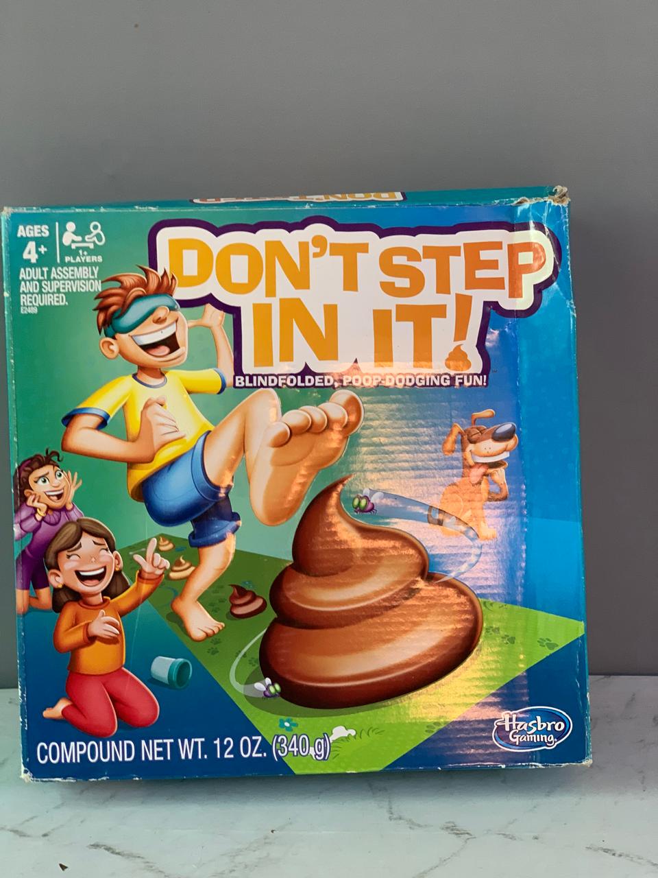 Hasbro Gaming Don’t Step In It Game.(1 can of compound available)(Rs 200 advance)