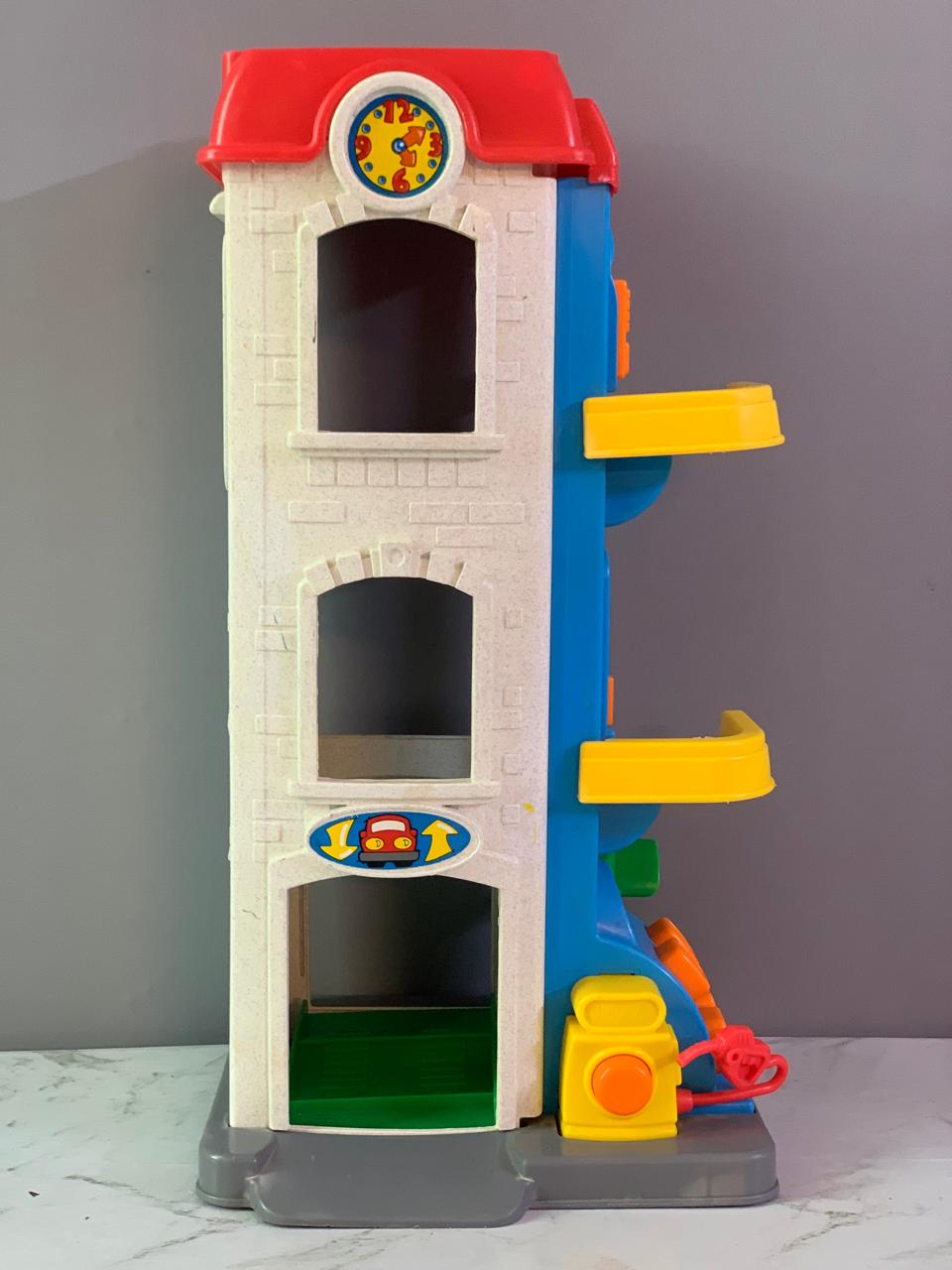 Fisher-Price Little People Fun Sounds Garage. (incomplete) (Rs 300 advance)