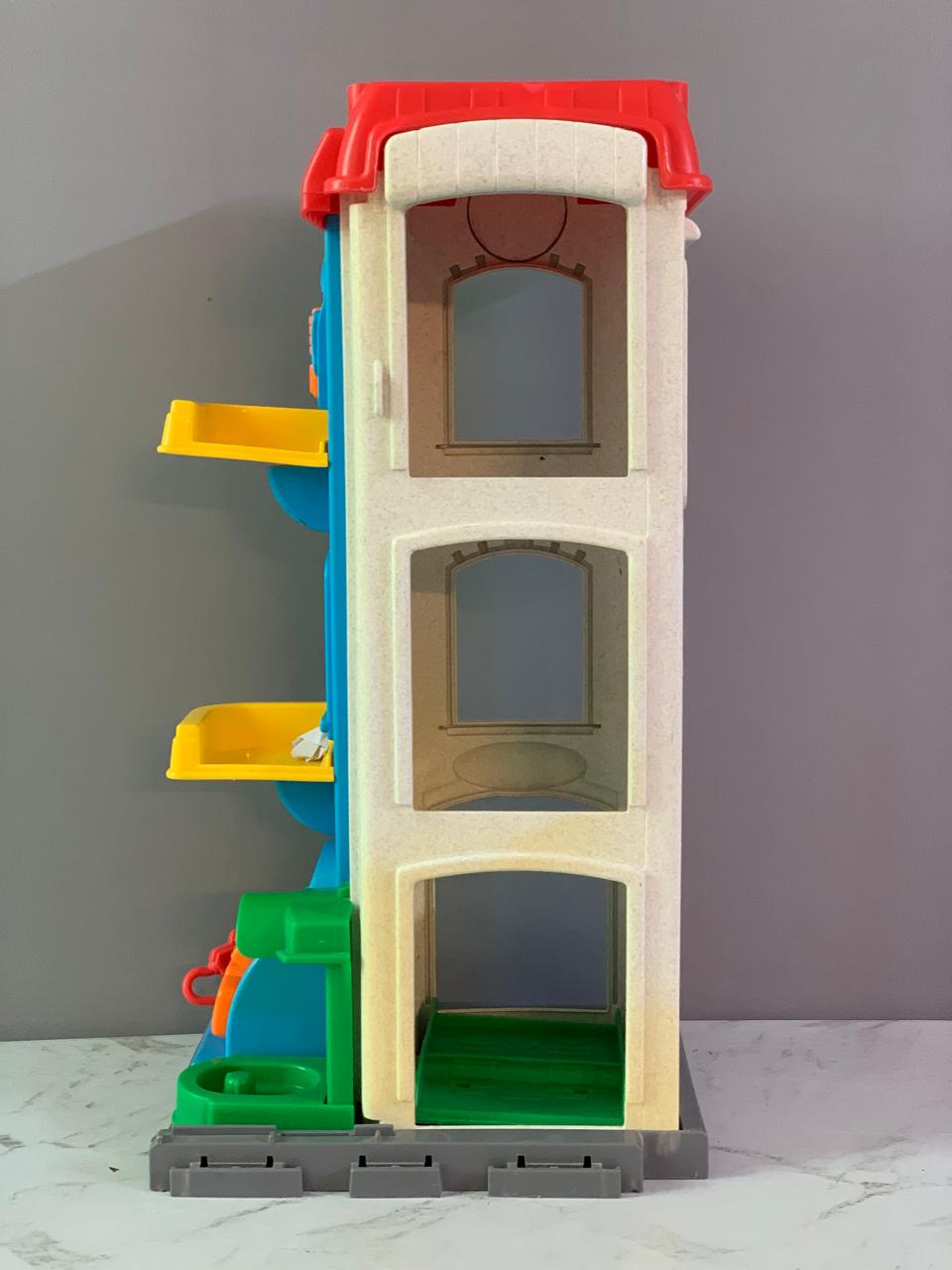 Fisher-Price Little People Fun Sounds Garage. (incomplete) (Rs 300 advance)
