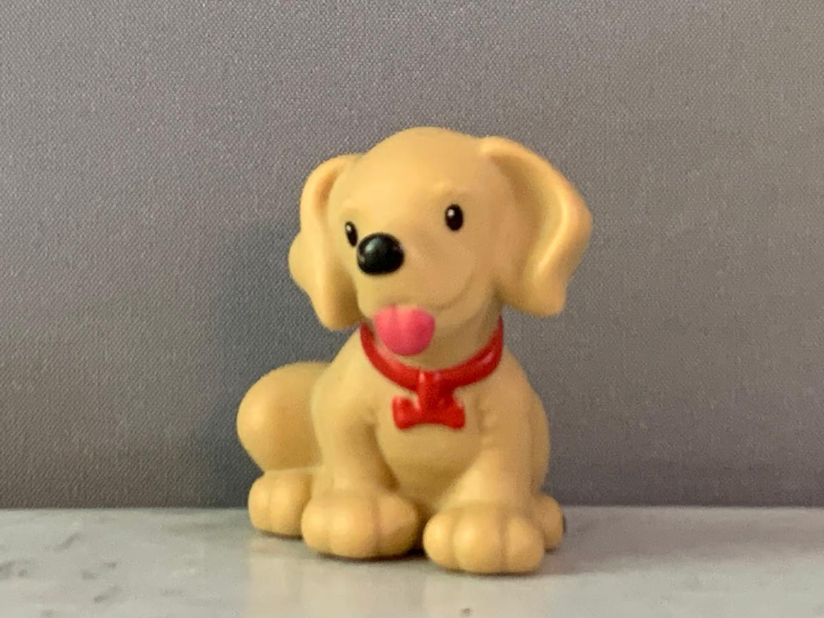 Fisher-Price Little People Tan Puppy Toy Figure. (Rs 100 advance)