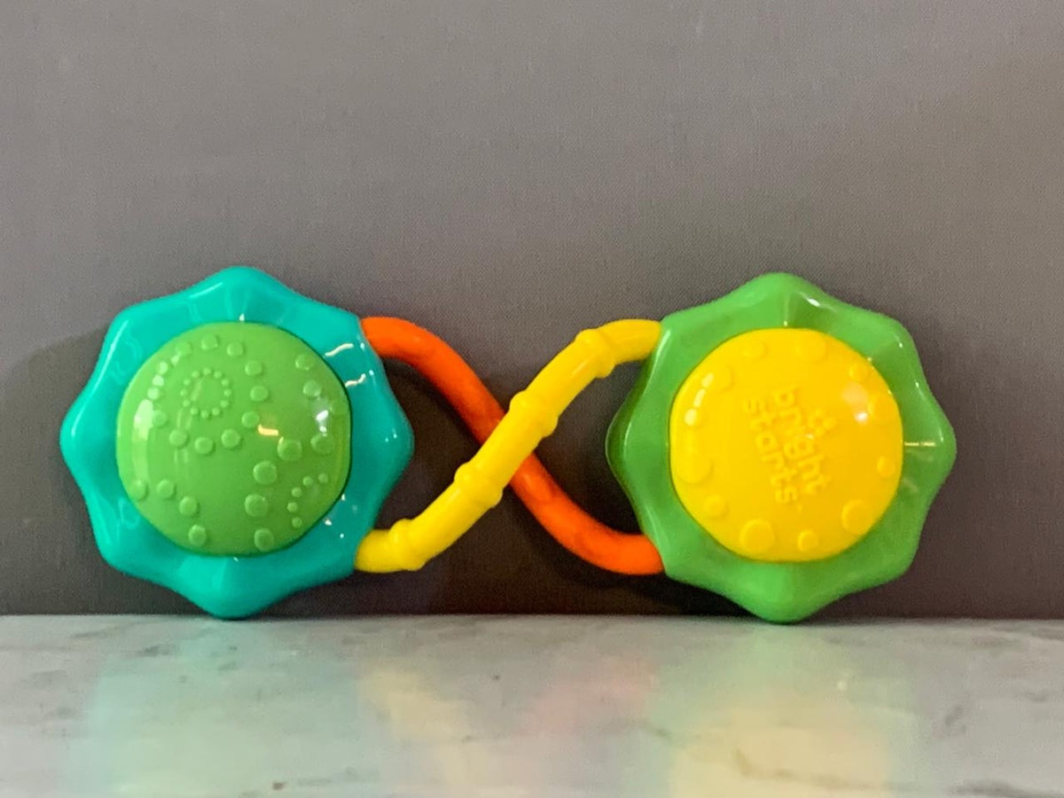 Bright Starts Rattle & Shake Barbell Toy.