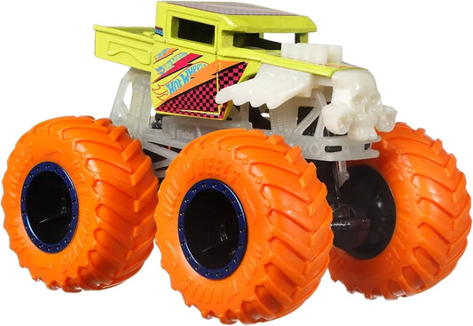 Hot Wheels Monster Trucks Glow in the Dark Bone Shaker. (Rs 100 advance)