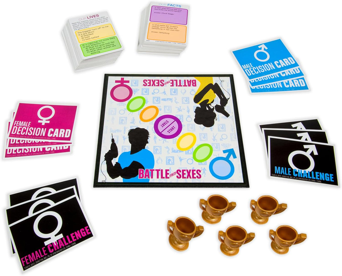Spin Master Games - Battle of The Sexes Board Game. (Rs 250 advance)